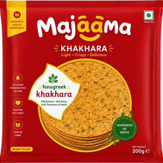 Majaama Methi Khakhara – Fenugreek (200g)